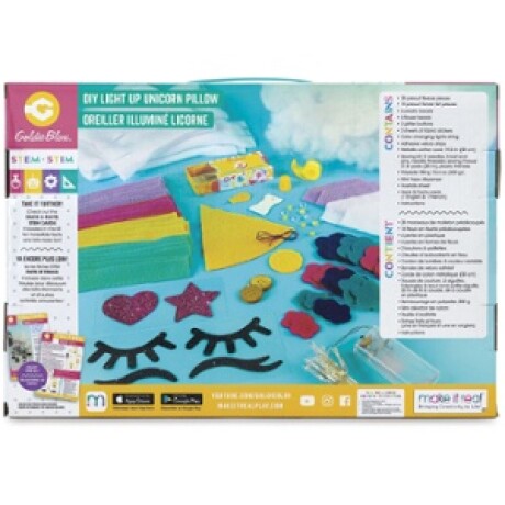 Juego Goldie Blox Crea Tu Almohada de Unicornio con Luz 001