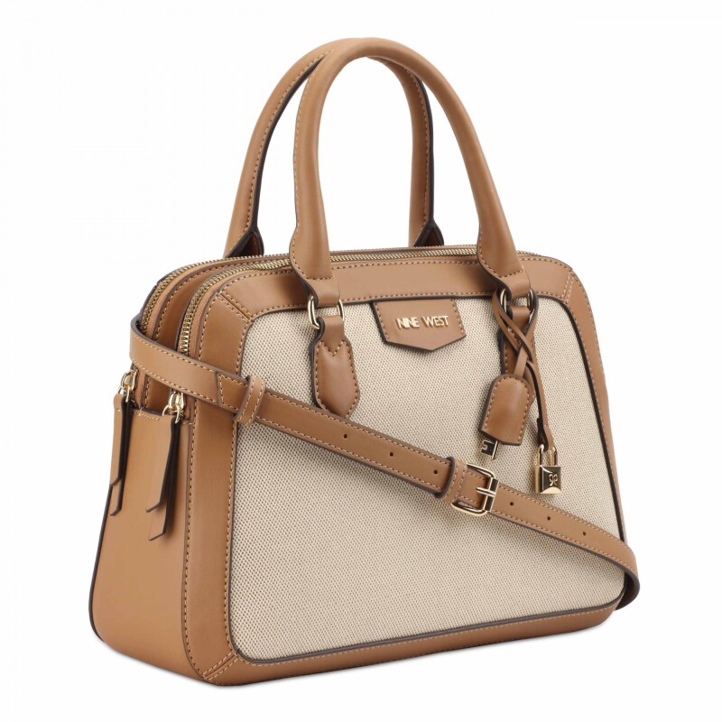 Satchel Hb Cibrina Dome Natural Dark Camel