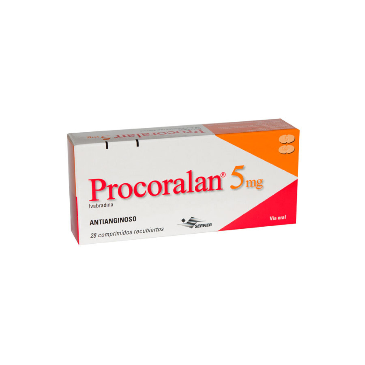 Procoralan 5mg 28 Comprimidos 