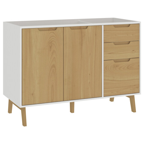 [ OUTLET ] Bajo Mesada de Cocina en MDP 15 mm - Madera - Línea Melilla Blanco [ OUTLET ] Bajo Mesada de Cocina en MDP 15 mm - Madera - Línea Melilla Blanco