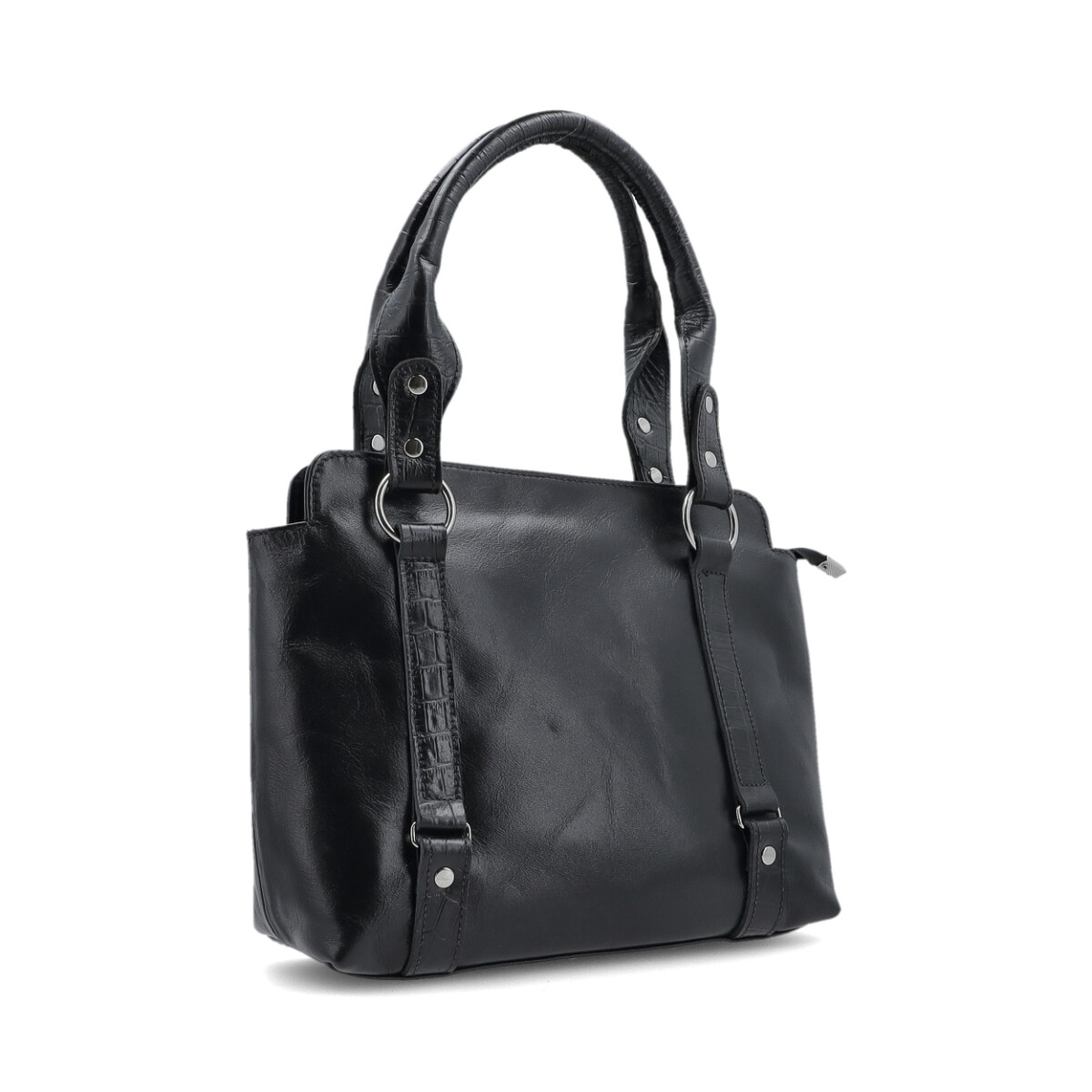 CARTERAS VENET - CUERO LISANNE - NEGRO 