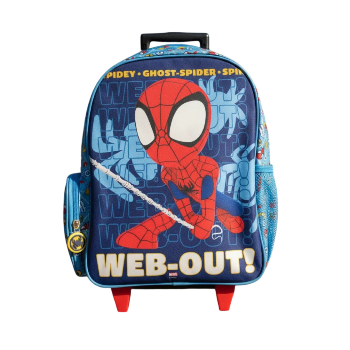 MOCHILA SPIDEY CON CARRO 30CM 