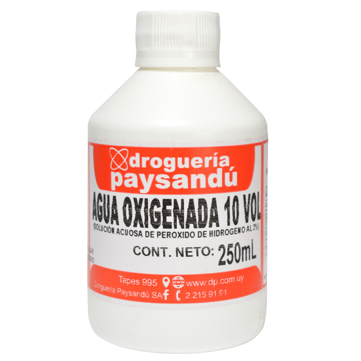 Agua Oxigenada 10 Vol. - 250 cc 