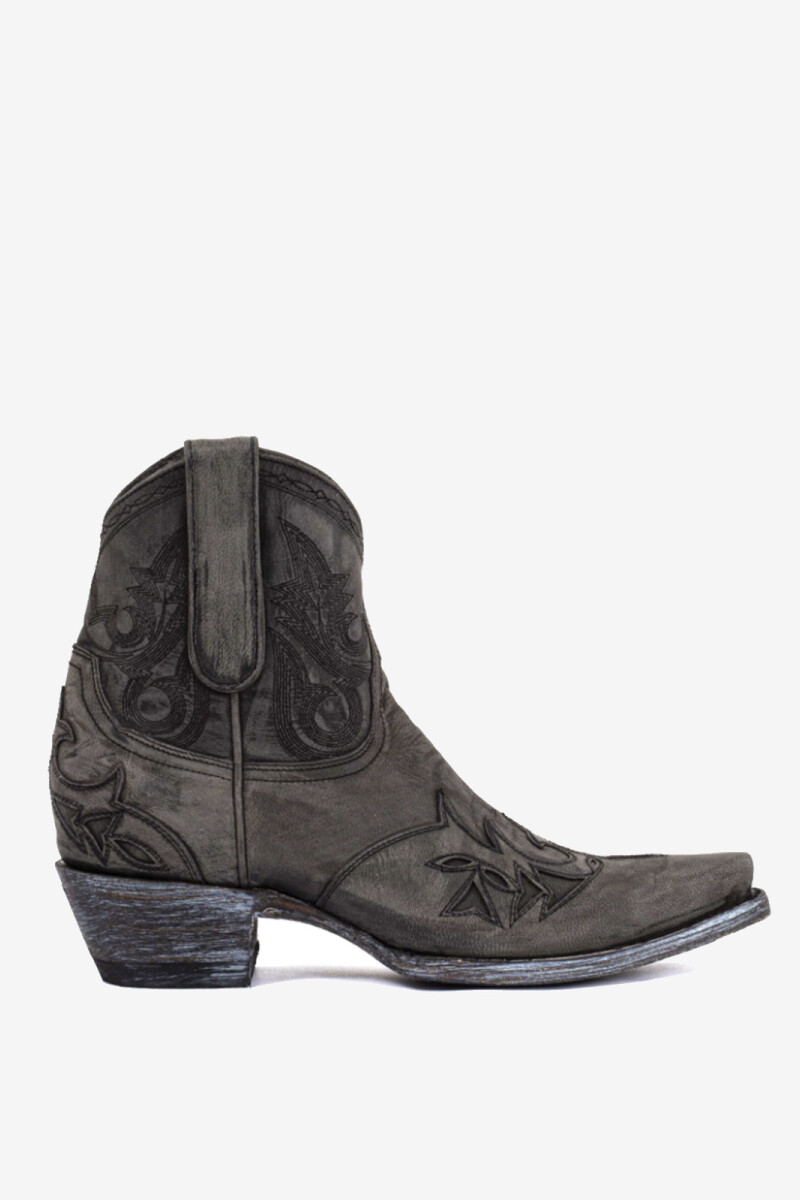 BOTA TEXANA STITCHED Negro