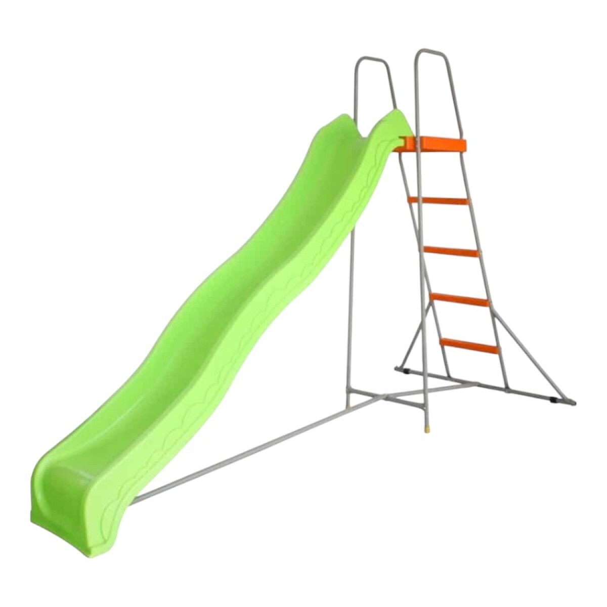 Tobogán Infantil Grande con Escalera Metálica 