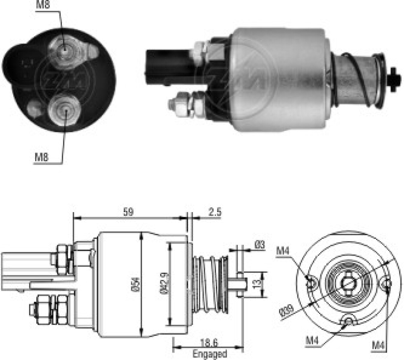 AUTOMATICO DE ARRANQUE - VW GOLF-SEAT CORDOBA VALEO 12V ZM 