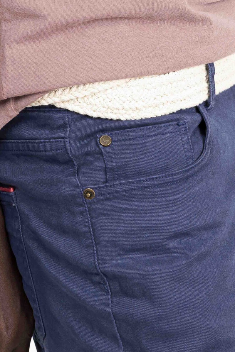 Pantalón 5 Bolsillos Marino
