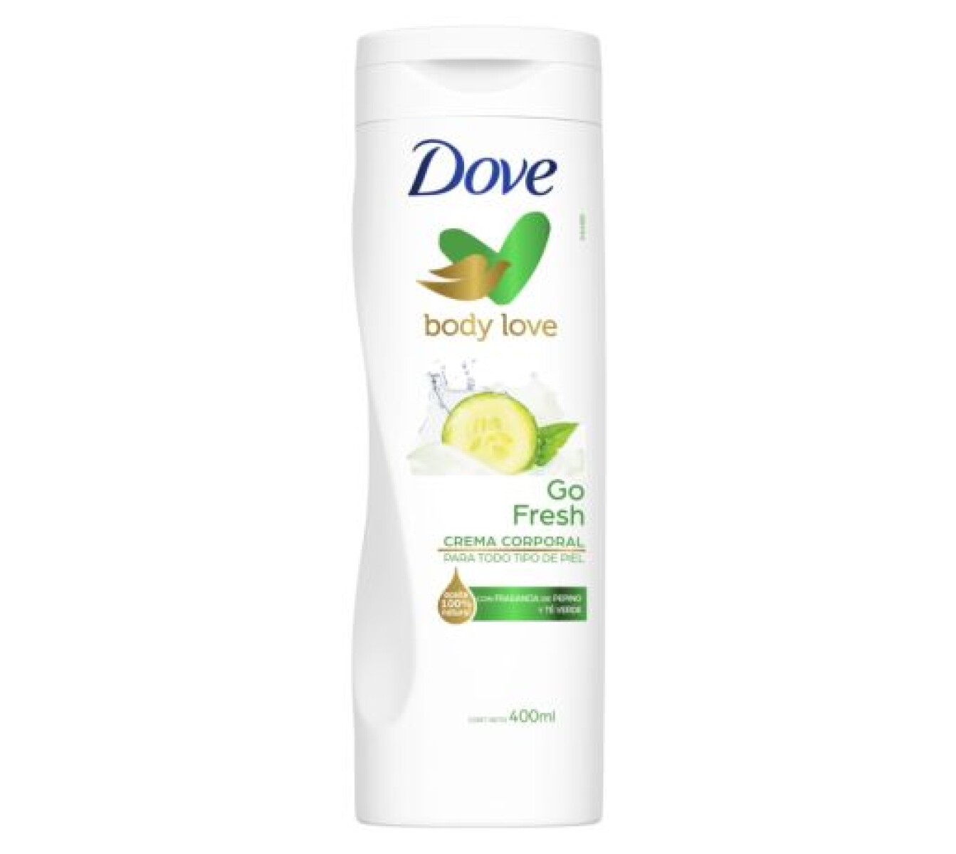 Dove Crema Corporal Go Fresh 400ml – Hidratación y Frescura
