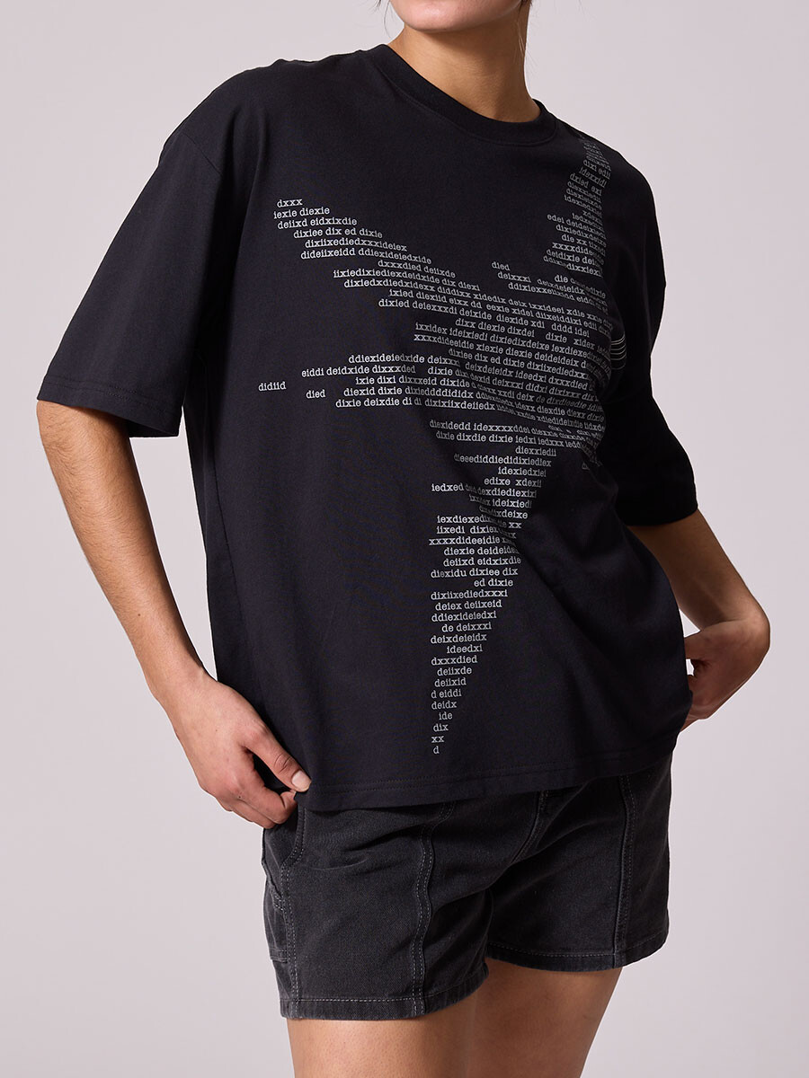 T-SHIRT CAFIL DIXIE - Negro 