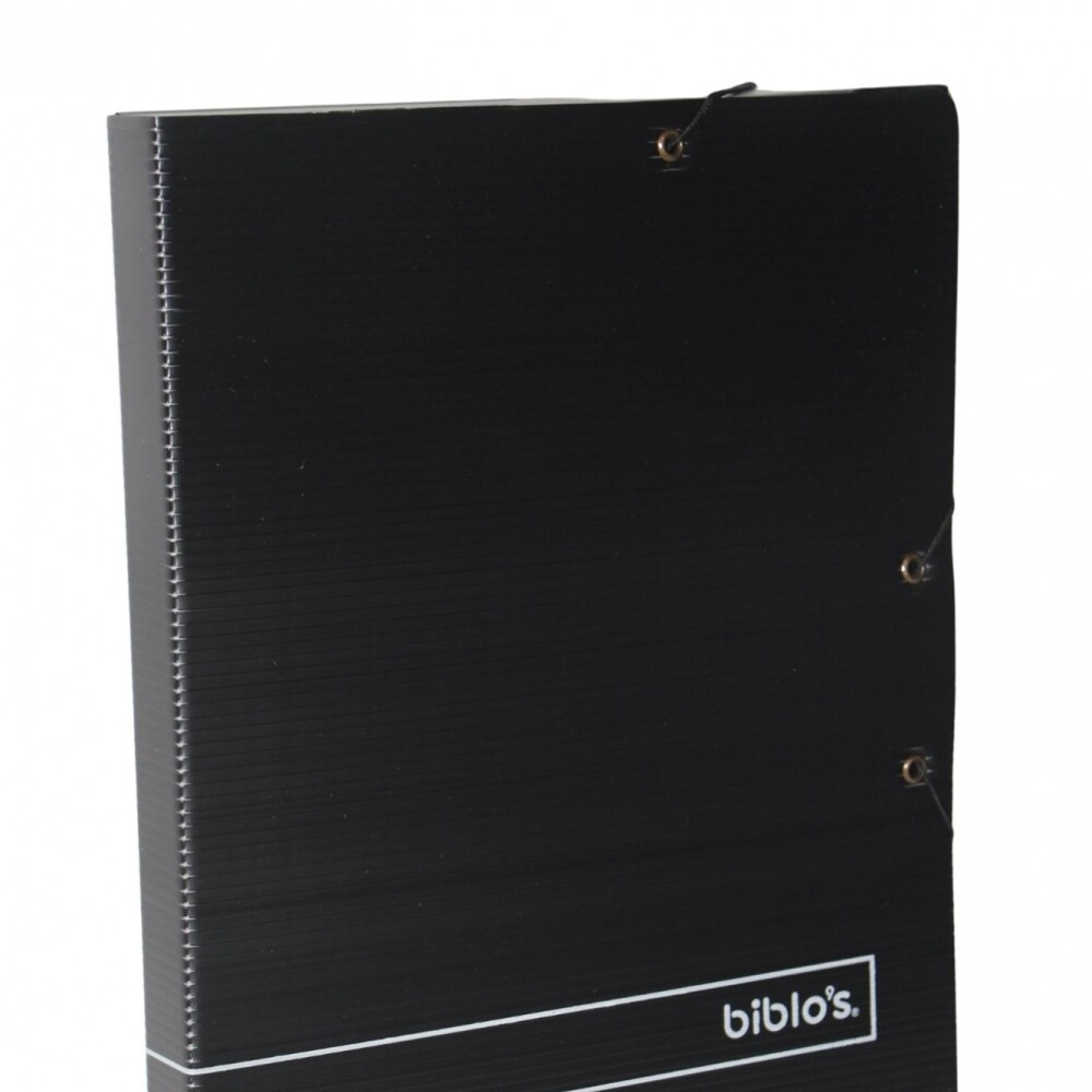 CARPETA PLASTICO CORRUGADO OFICIO 3 CM O 5 CM DE ANCHO COLOR NEGRO OFICIO 3 CM DE ANCHO