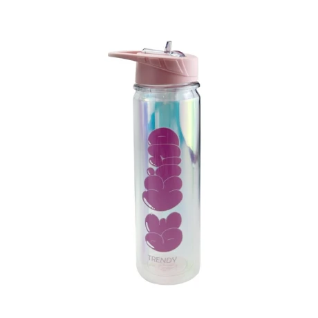 Botella Trendy Con Pico Sorbete y Asa 550ML ROSA