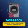 Fast&Pack Lavarropas 6kg Xion carga frontal gris + Instalación Fast&Pack Lavarropas 6kg Xion carga frontal gris + Instalación