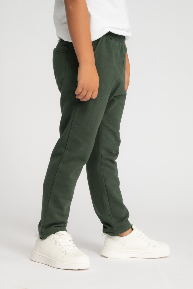 Pantalón deportivo básico Verde