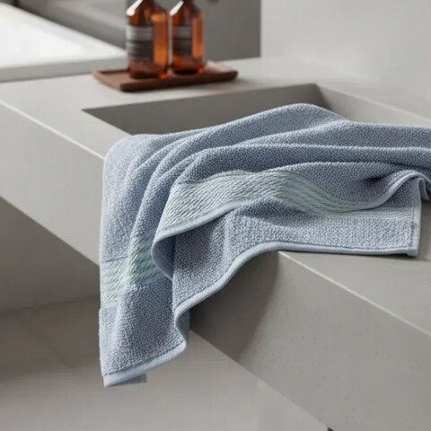 Toalla Baño Prisma Dohler 70 x 140 cm 100% Algodón CELESTE PIEDRA