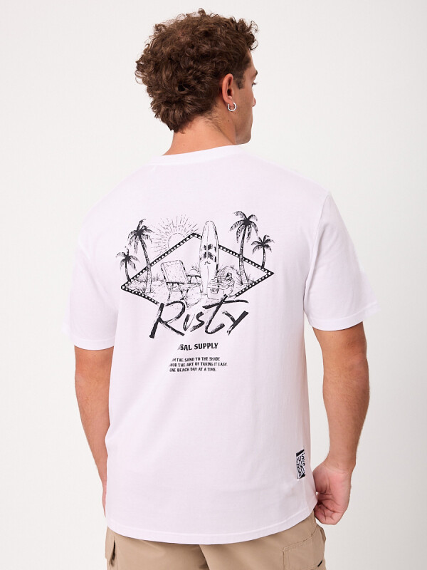 T-SHIRT OSLAS RUSTY Blanco