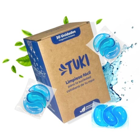 Jabón Lavarropa Suavizante 30 Capsulas 2 en 1 Tuki Lavado Ecológico Jabón Lavarropa Suavizante 30 Capsulas 2 en 1 Tuki Lavado Ecológico