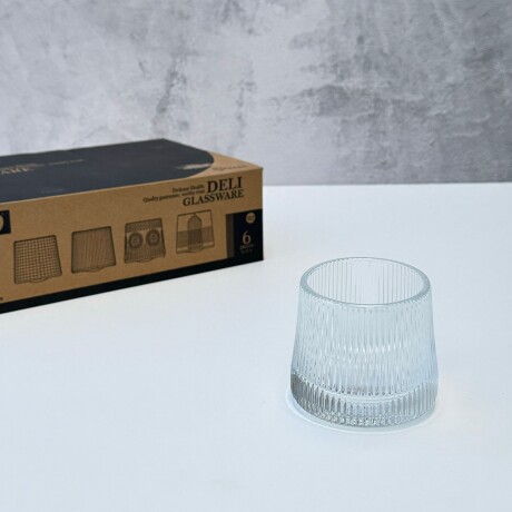 Juego De 6 Vasos Whisky Vidrio Labrado 170ml Juego De 6 Vasos Whisky Vidrio Labrado 170ml