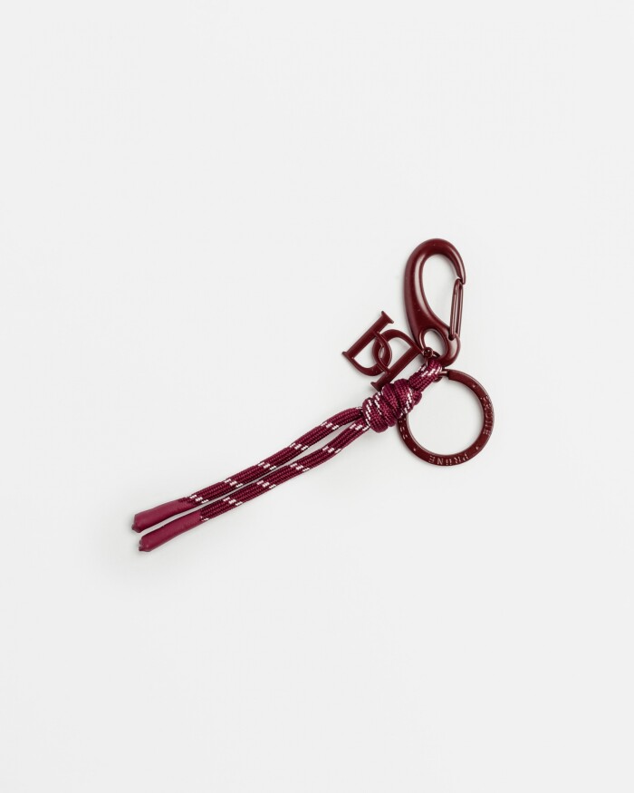 Llavero Capitan En Metal Y Combinación De Cordones Bordeaux