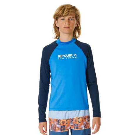 Lycra Rip Curl Shock Upf L/S Celeste/Azul