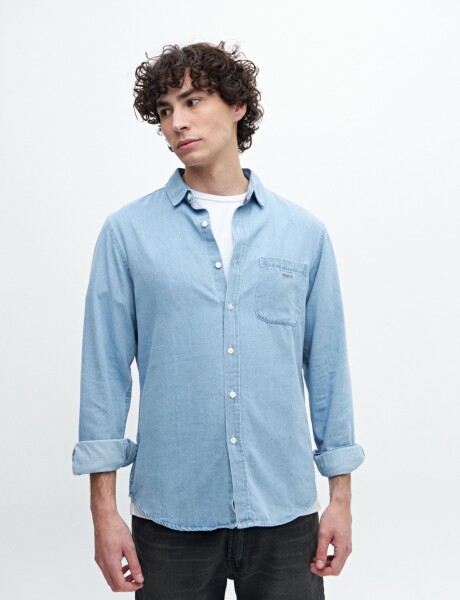 Camisa Bran Light Blue