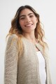 Cardigan mangas 3/4 BEIGE
