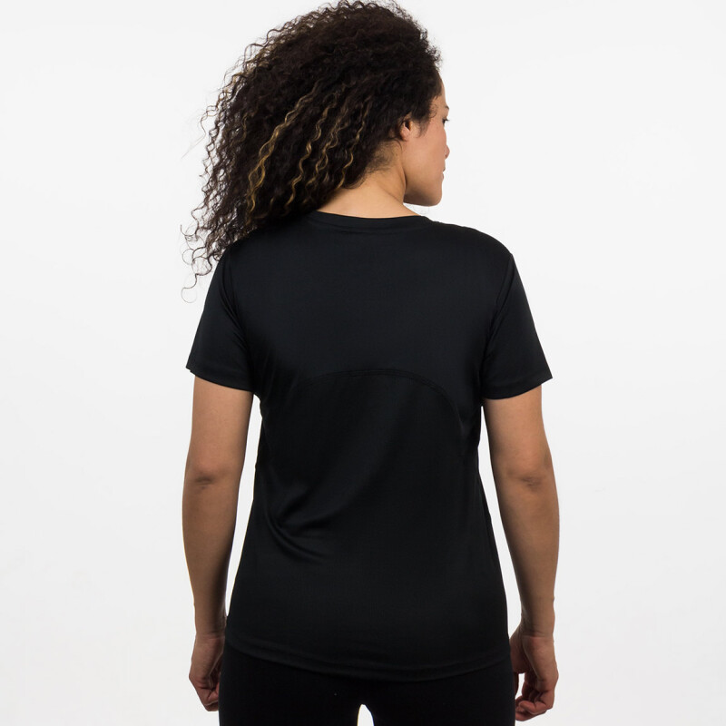 Austral Ladies Crew Neck Tshirt - Black Negro