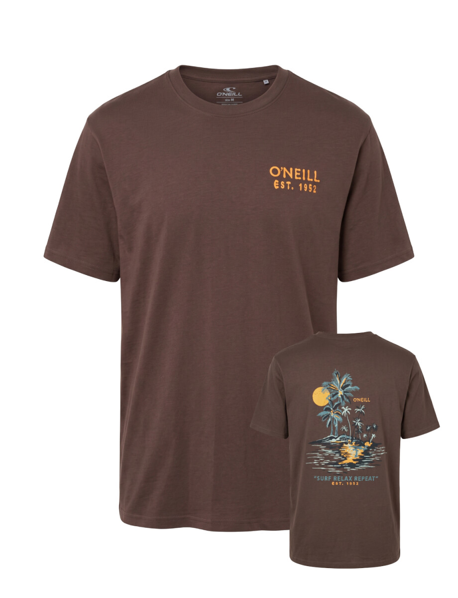 Remera O'Neill Oceanside - Marrón 