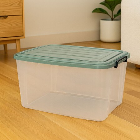 Caja Organizadora Plastico 55 litros con Tapa Caja Organizadora Plastico 55 litros con Tapa