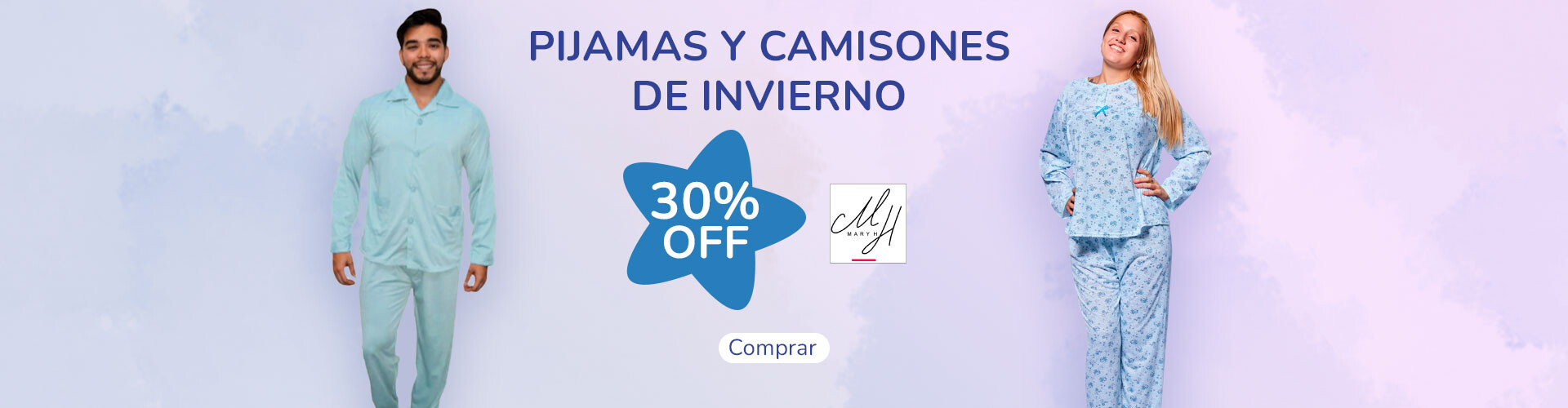 Pijamas y camisones Invierno 30%OFF