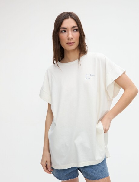 Musculosa Evelyn Off white