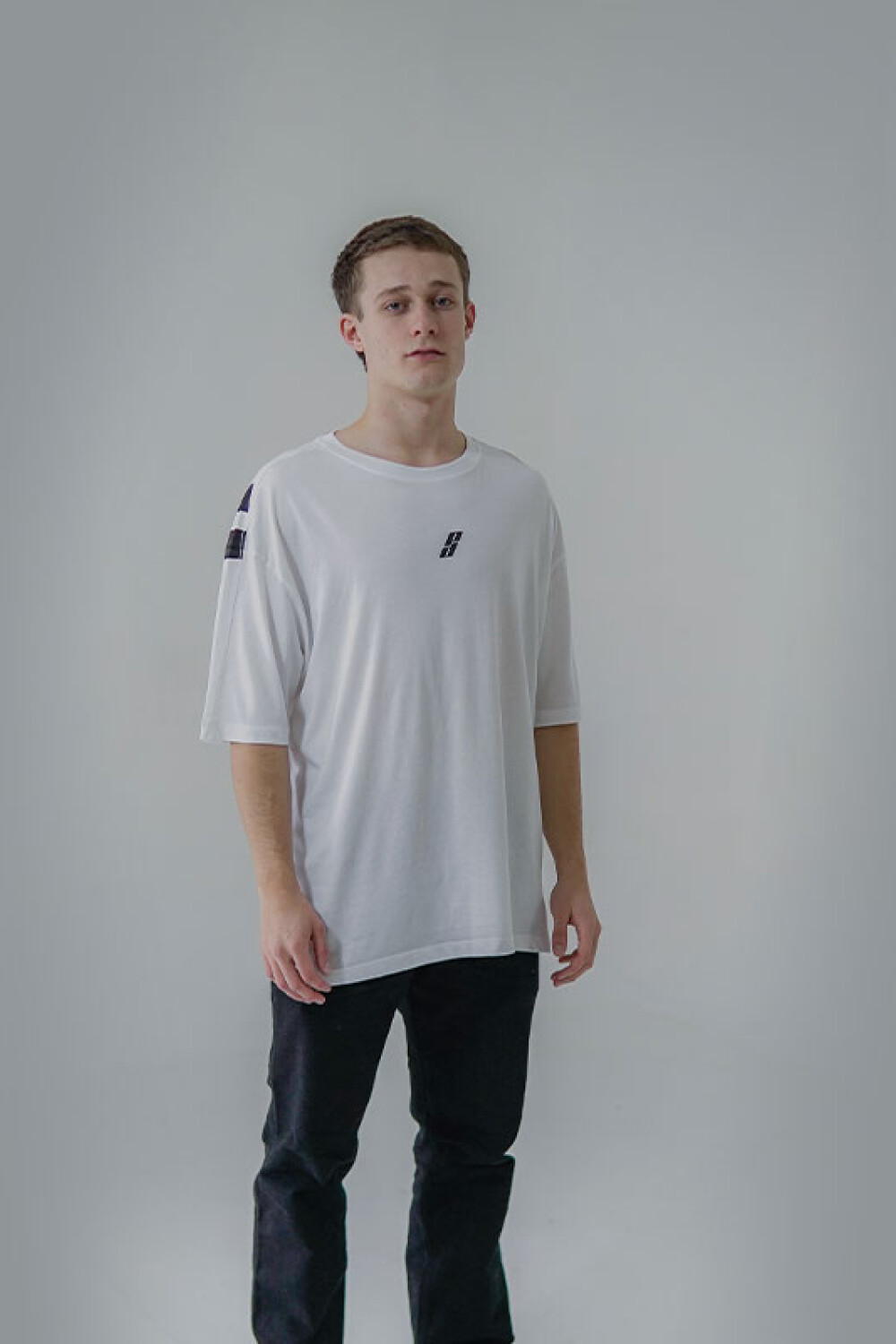 Remera Pulau Boxy Back Blanco