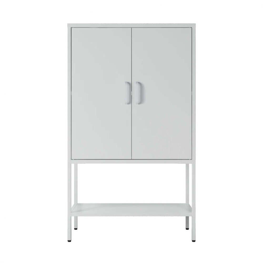 APARADOR 2P ALTO METAL BLANCO OLIVIA