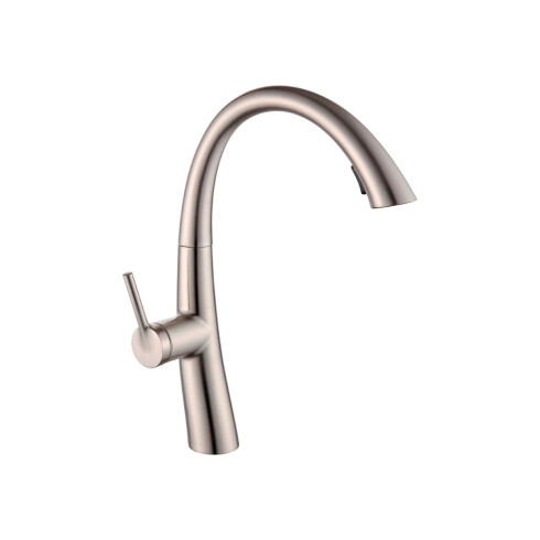 GRIFERIA GRIFO COCINA MESADA BRUSH NICKEL LINEA LISBOA GRIS-BRUSHED NICKEL