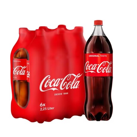 FUNDA X 6 UNIDADES COCA COLA 2.25LT ORIGINAL 001