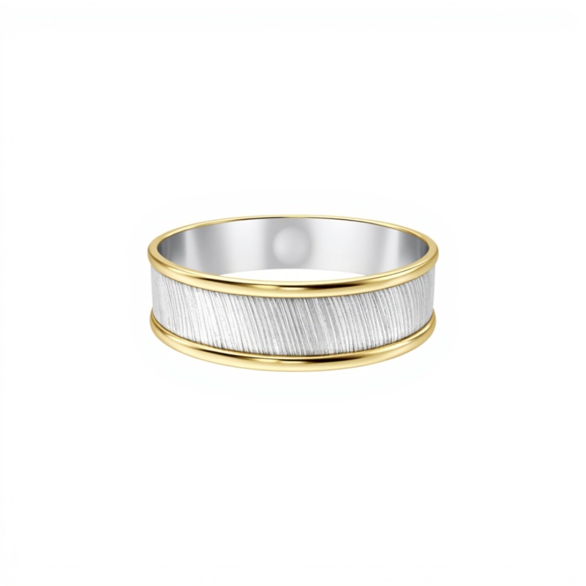 Esclava Cinta -Plata y Oro-Sin piedra-ES5025 - sinpiedra 