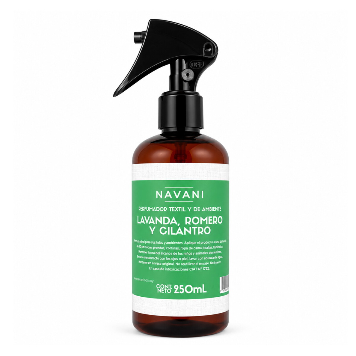 Perfumador Textil NAVANI Lavanda, Romero y Cilantro - 250ml 