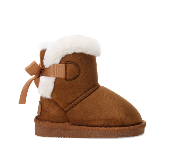 Bota TEIPI con piel interior y cinta Tan