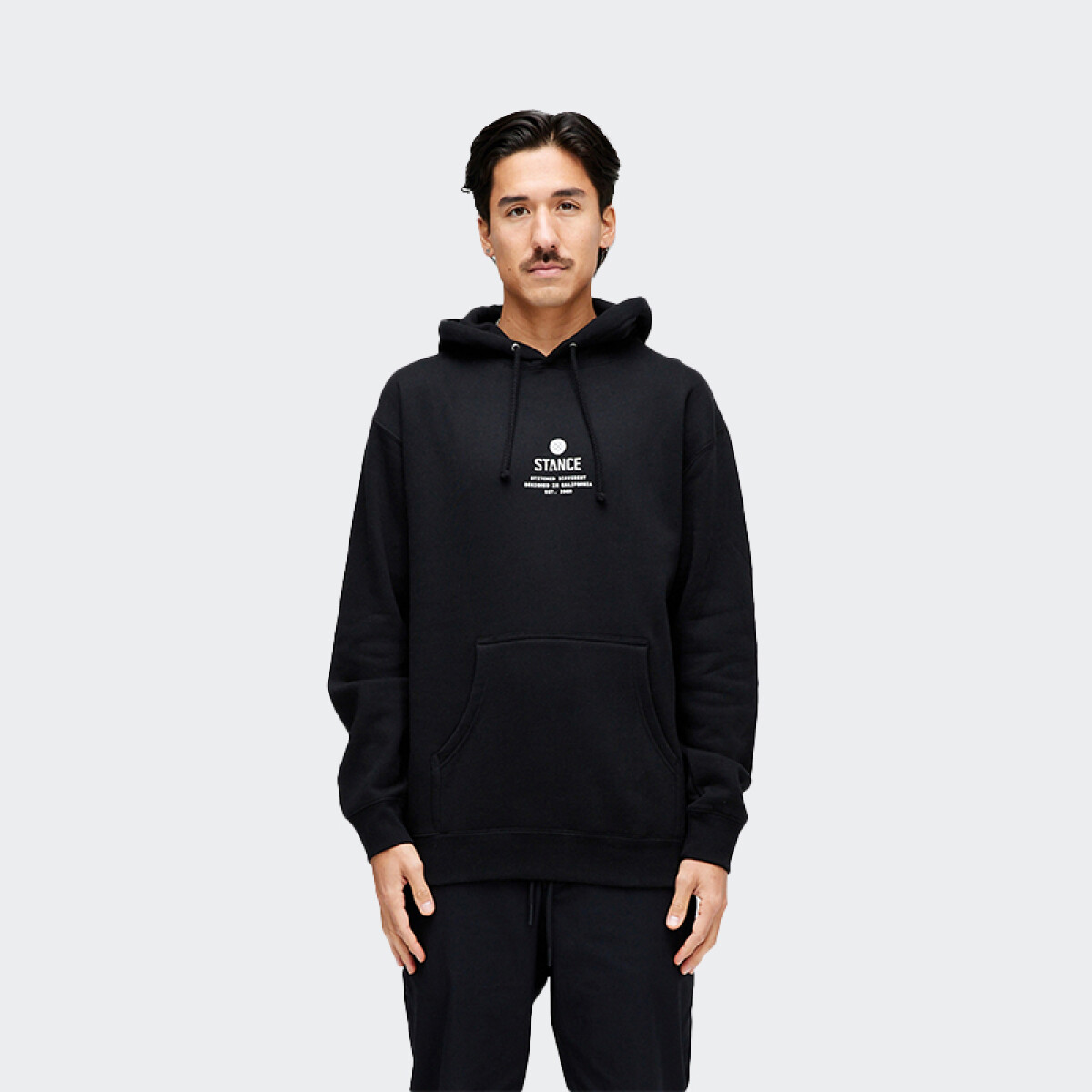 Canguro Stance Established Hoodie - Negro 