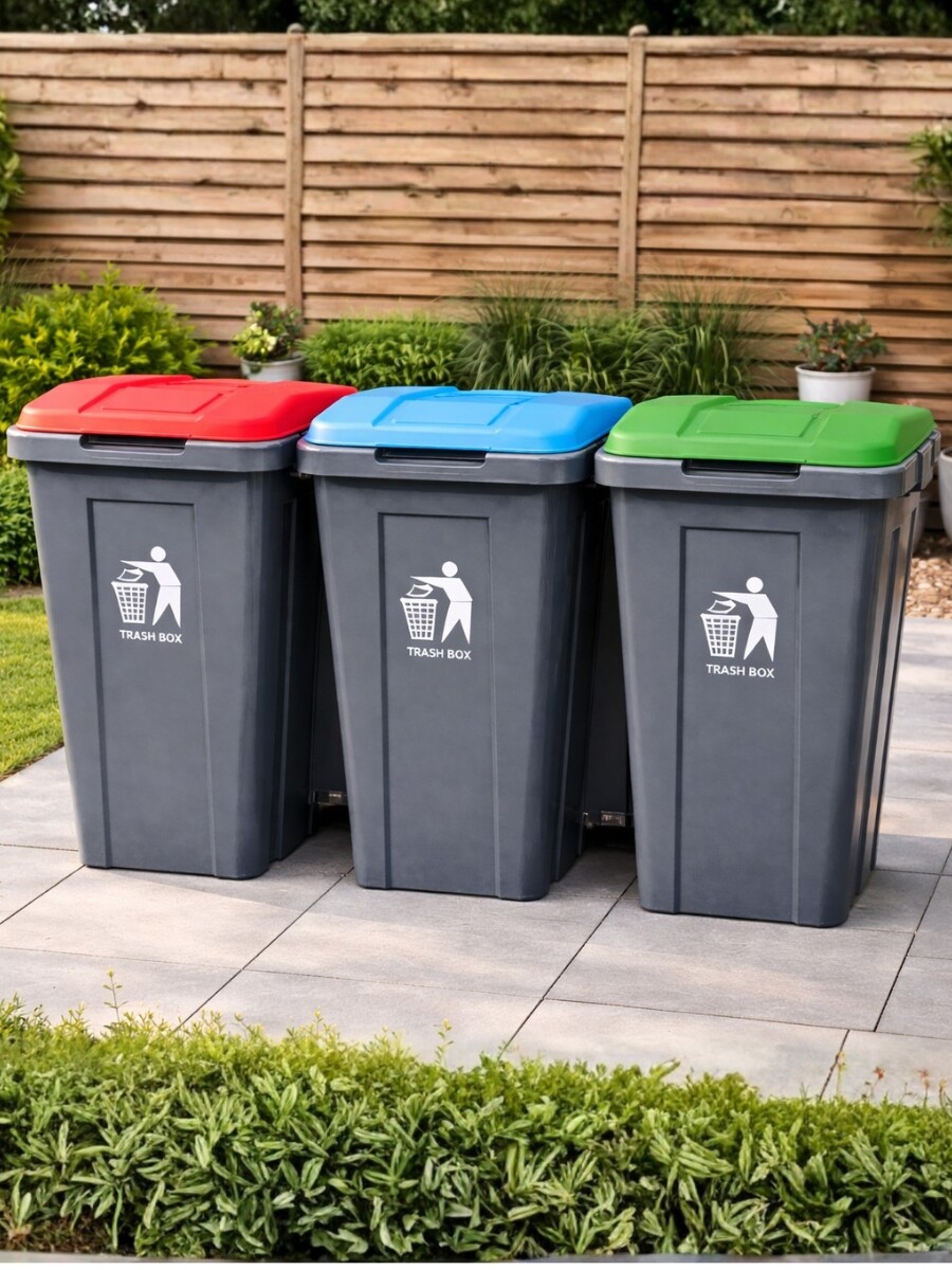 CONTENEDOR PARA RESIDUOS 50L gris n 3