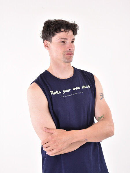 MUSCULOSA RONI AZUL OSCURO