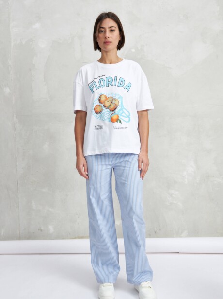 REMERA PEREJIL BLANCO