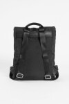 Mochila zipper de tela negro