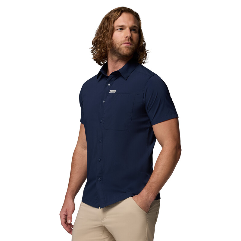 Camisa Sage Peak SS Hombre COLLEGIATE NAVY
