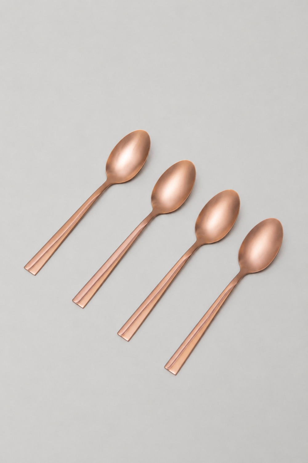 Cuchara De Té Asher Set 4 Un. Rose Gold Color Unico