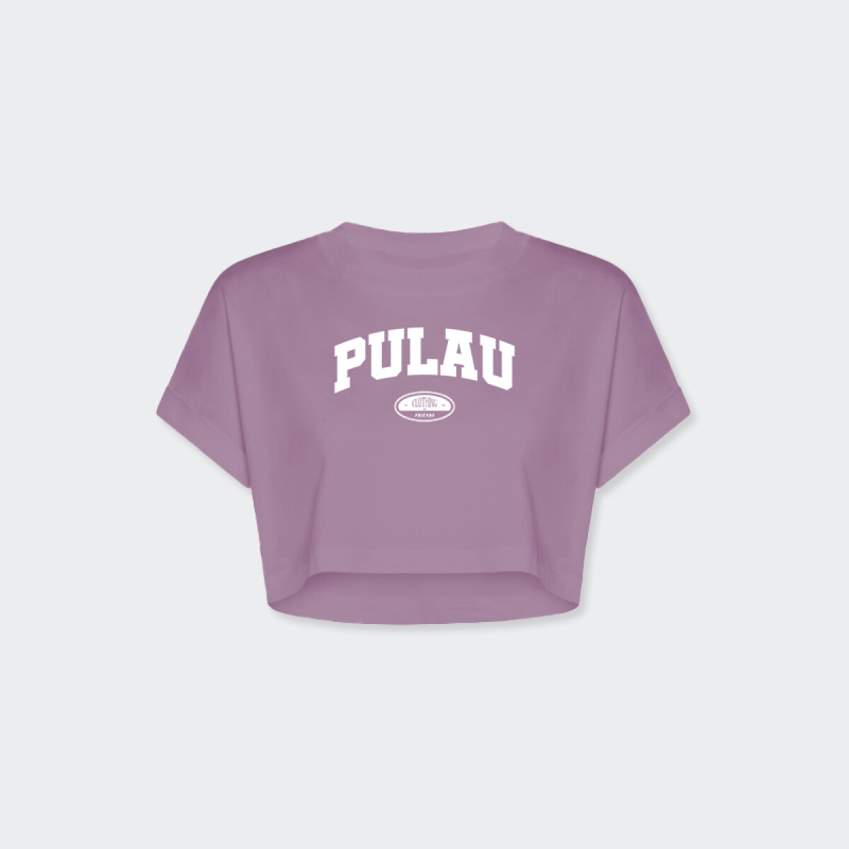 Remera Pulau University - Violeta 