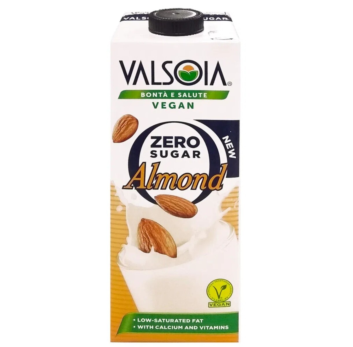 Leche Almendras Sin Azúcar Valsoia 1L 