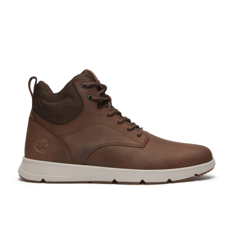 Zapatillas Parker Street Mid Hombre Dark Brown Full Grain