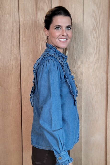 Camisa Uma Denim Azul