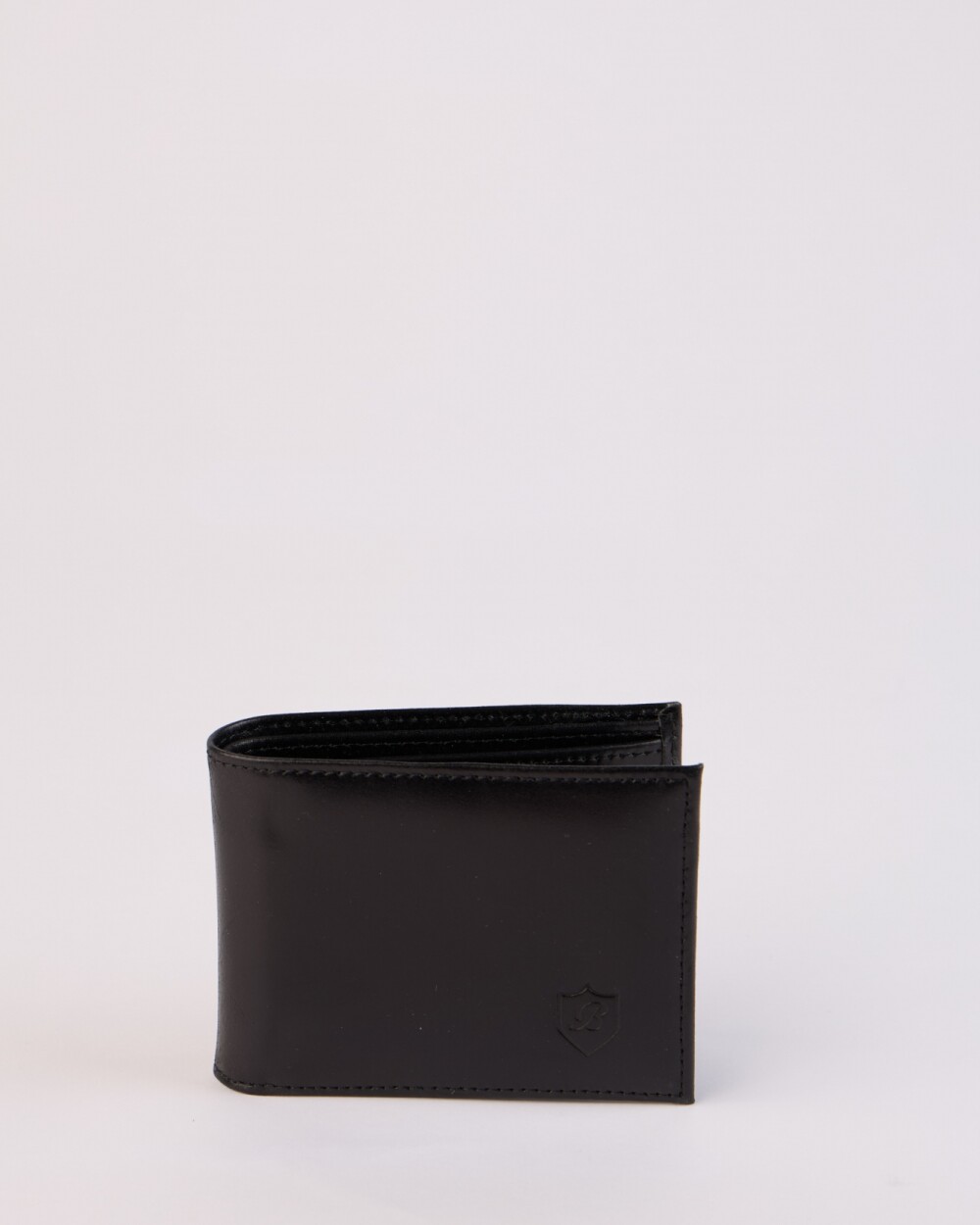 Billetera 100% Cuero Liso - Negro Billetera 100% Cuero Liso - Negro