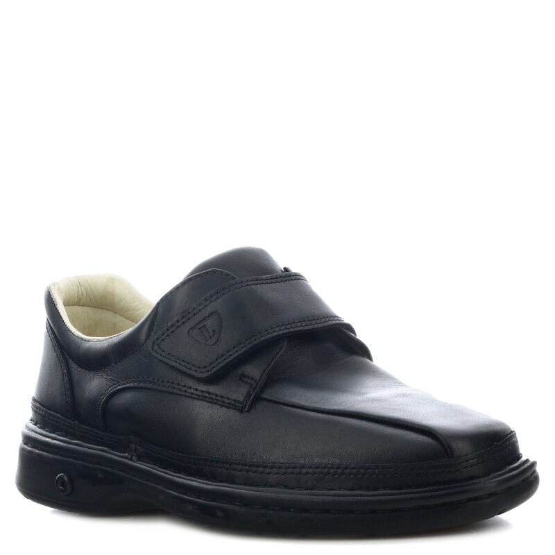 Zapatos de Hombre Lombardino casual Diabetico Negro